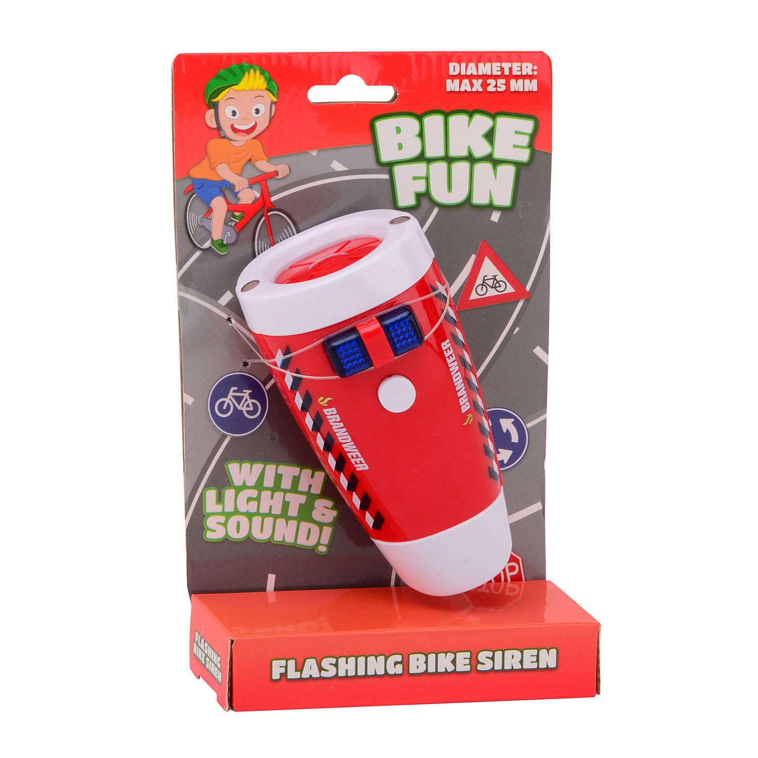 Lampe LED de vélo avec sirène de pompier 2/2