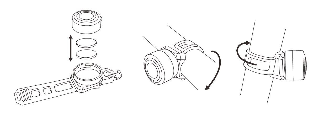 Conjunto de iluminación compacto para bicicletas Lynx 3/4