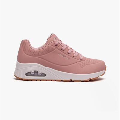 Skechers uno stand on air lifestyle-schoenen voor dames, roze