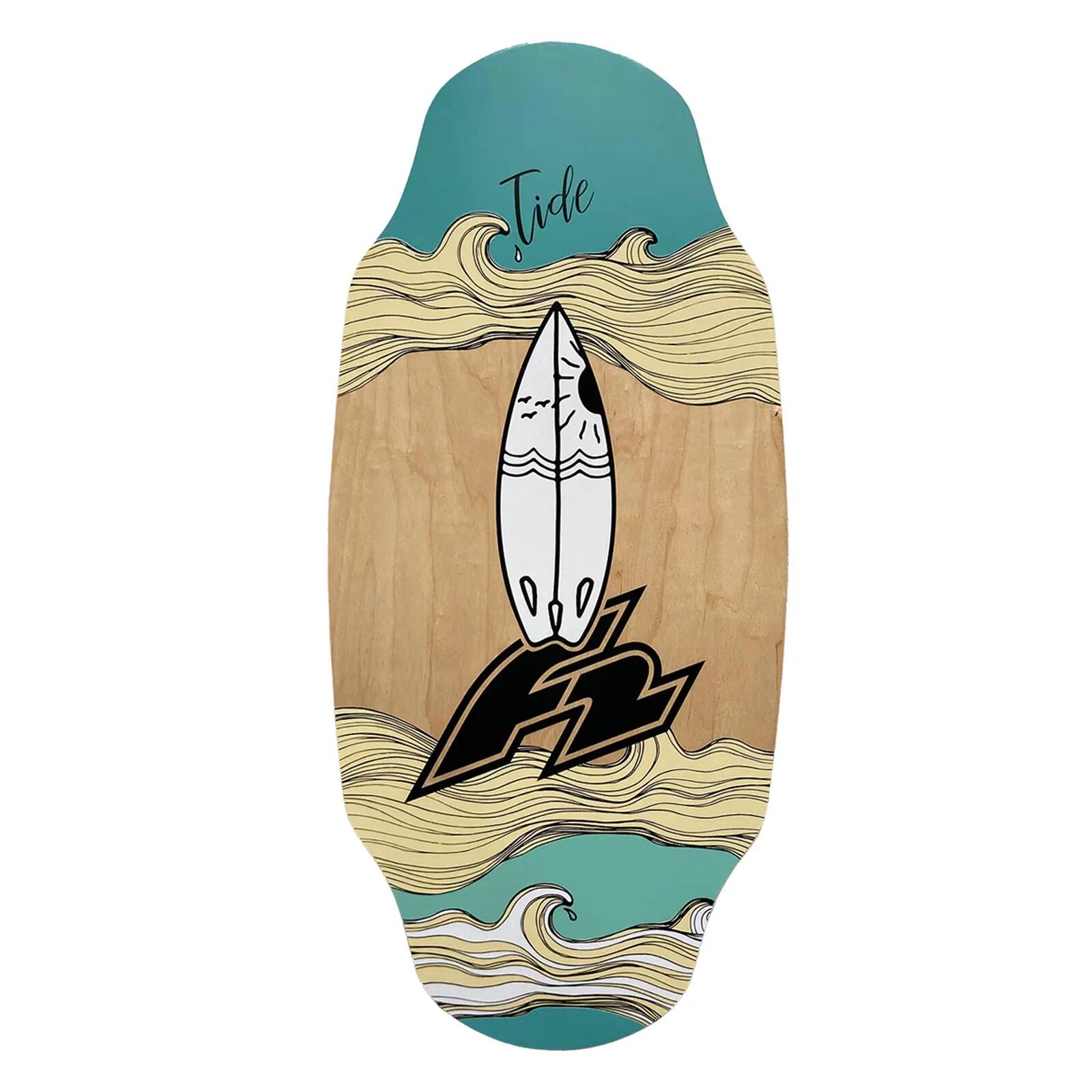 F2  Skim Board Wood Tide Surfbrett 40" Holz 2025/26 2/4