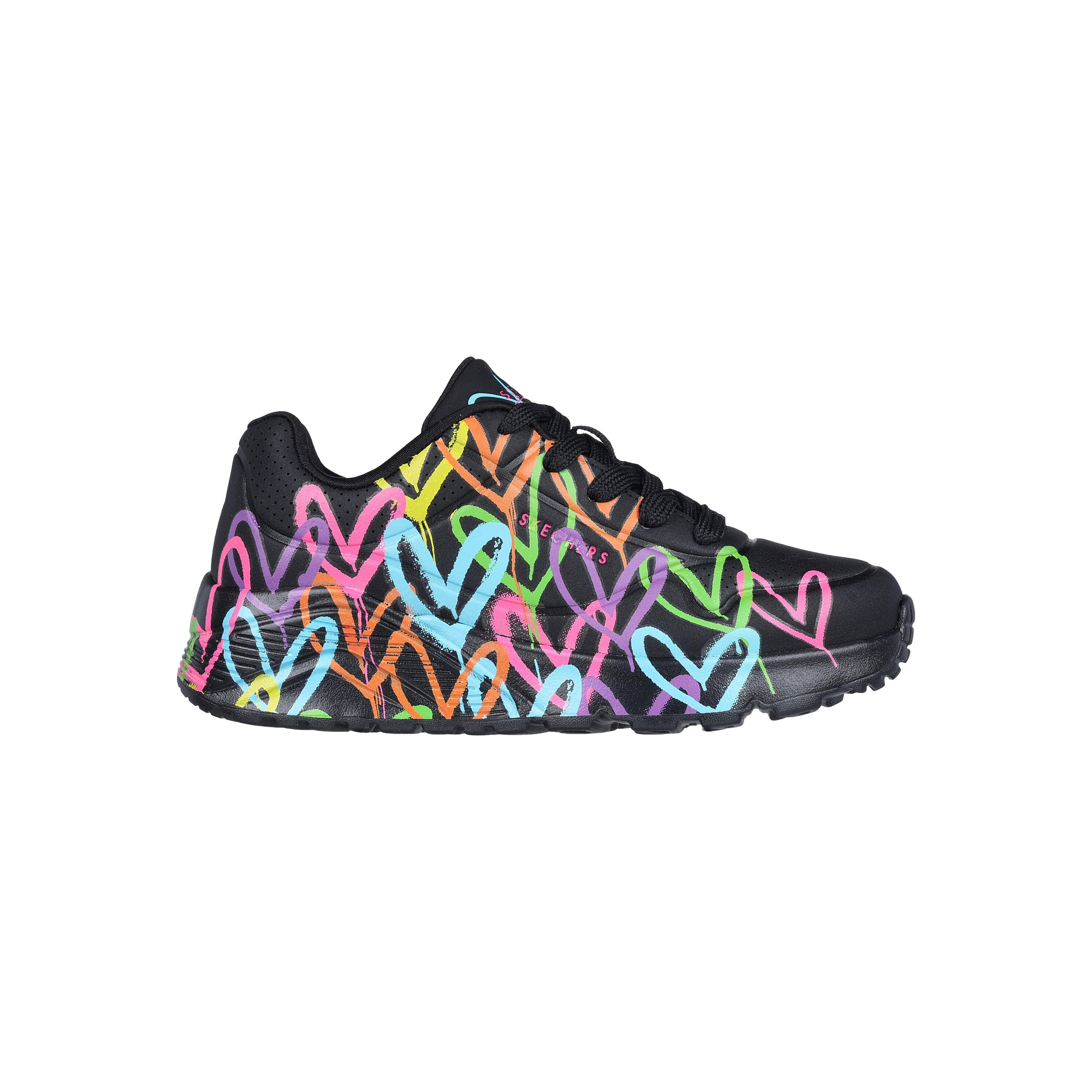 Basket Enfant à Lacets Skechers Uno Lite-Spread The Love 2/5