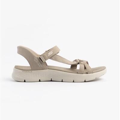 Sandalia Mujer Skechers Slip-ins Go Walk Flex Sandal - Illumin Taupe