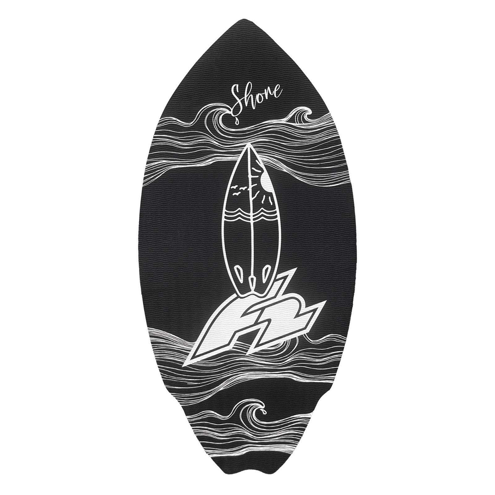 F2  Skim Board Eva Shore Surfbrett 40" Schwarz 2025/26 2/4