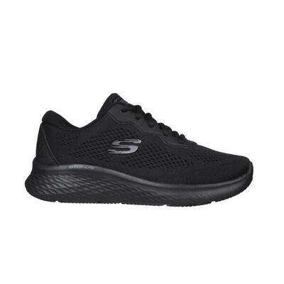 Zapatillas Deportivas Caminar Mujer Skechers 149991_BBK Negras con Cordones