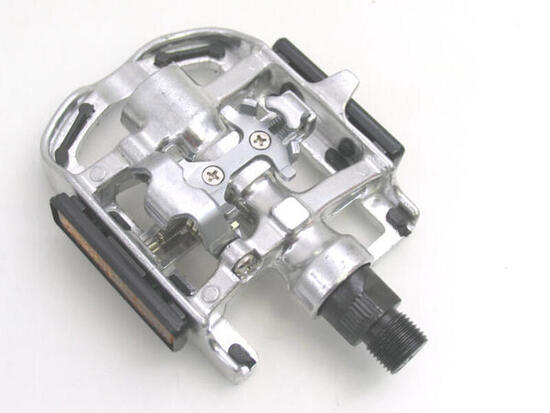 Tecora e Pedale Atb SPD Allround schwarz Silber