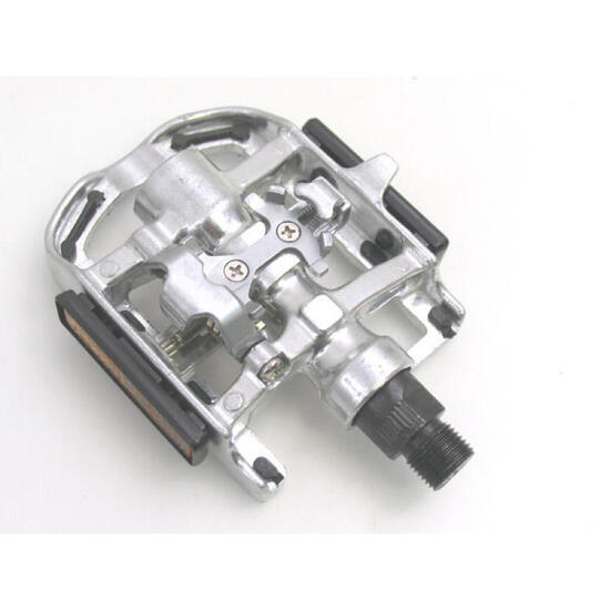 Zestaw Pedałów Mtb E Kombi Spd - Czarny/Srebrny