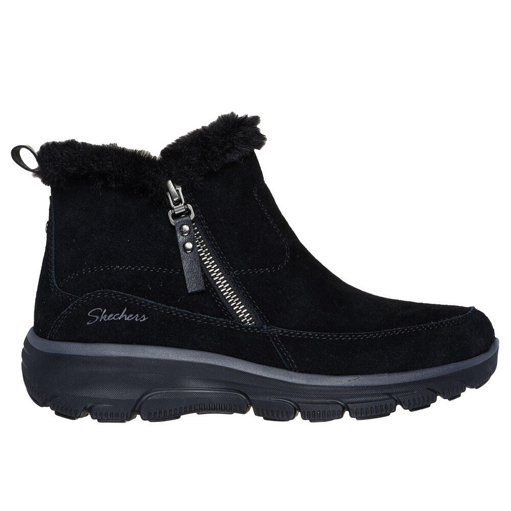 SKECHERS Botins Mulher Skechers 167862_BLK Pretos Resistentes à Água com Zíper