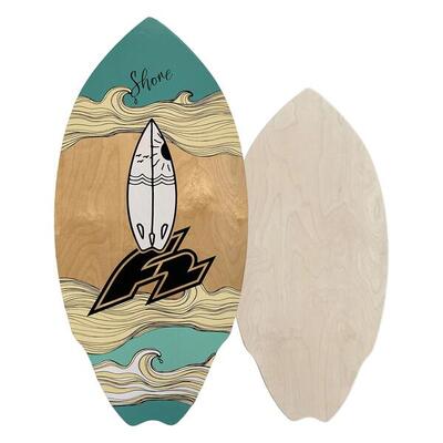 F2 Skim Board Wood Shore Surfbrett 40" Holz 2025/26