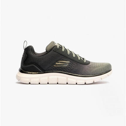 Zapatillas Skechers Hombre Track Ripkent. Negro/oliva