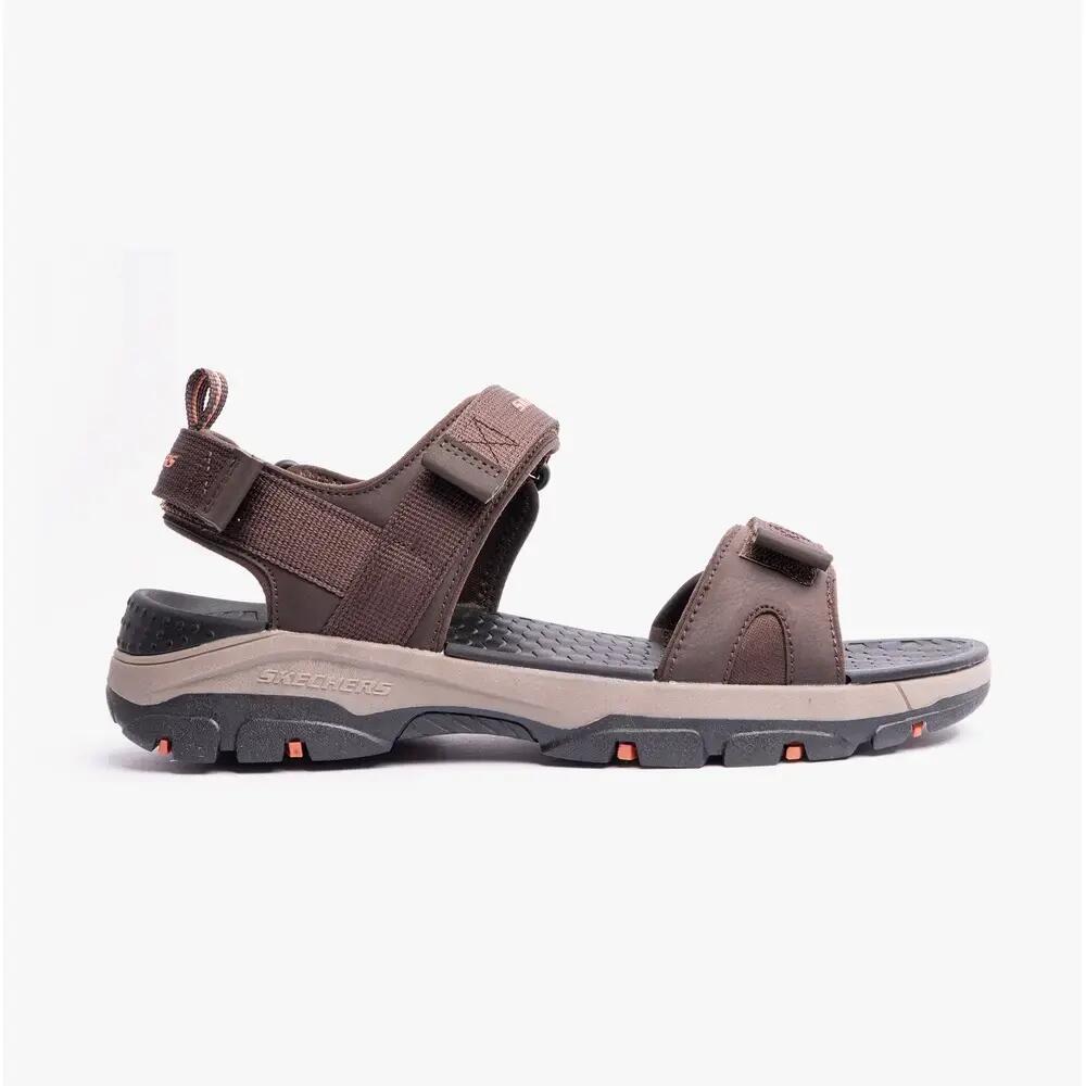205112/choc Mens Touch Fasten Shoes