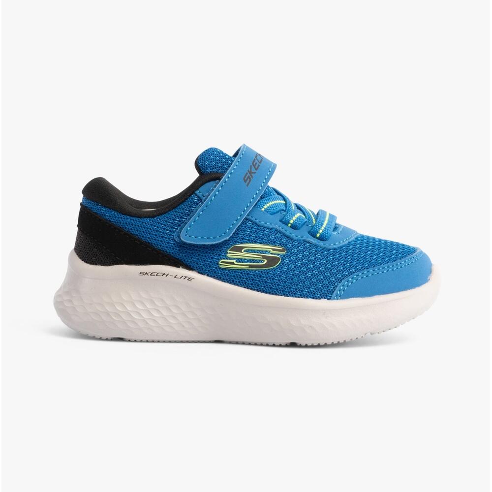 SKECHERS 404015n/blbk Boys Sports Low Top Lace Up Trainers