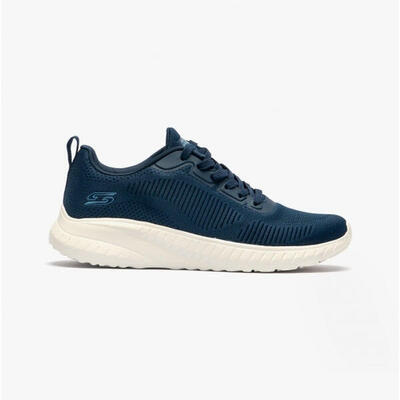 Zapatillas Skechers Mujer Bobs Sport Squad Chaos - Face Off Blancas
