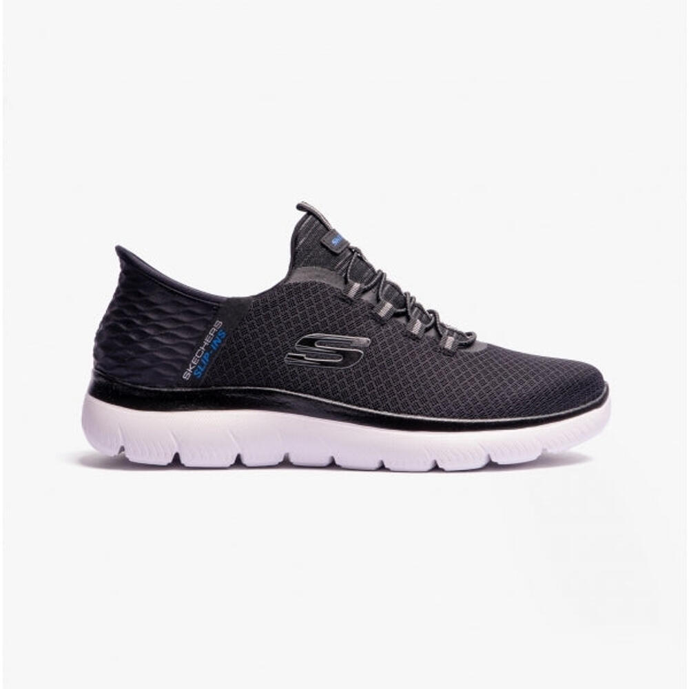 SKECHERS 232457/blk Summits - High Range Mens Sports Low Top Slip On Trainers