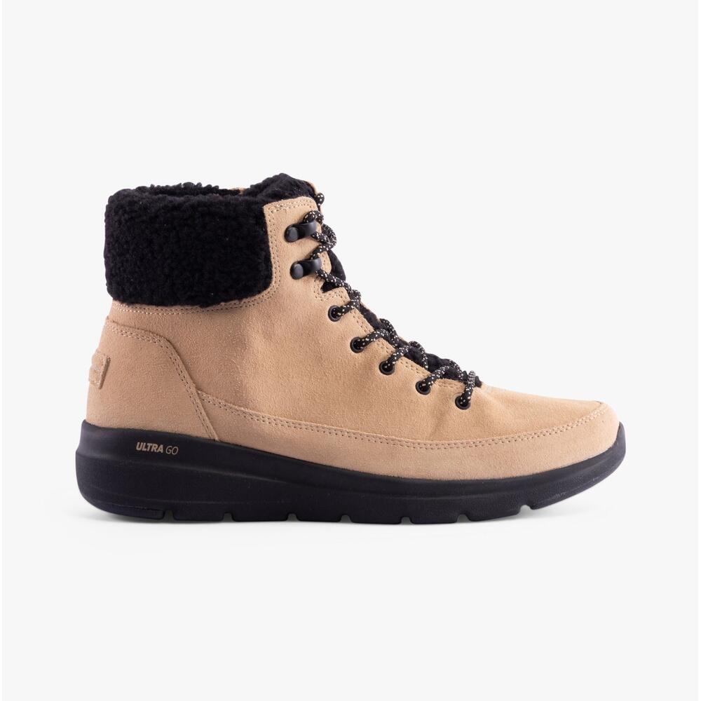 Skechers - Bottes Pour Femme Skechers Glacial Ultra Beige - Chaussures De Sport - Beige|marron - Decathlon