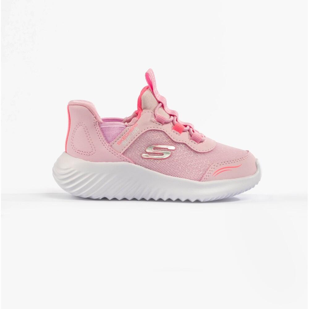 Bounder - Simple Cute Girls Sports Low Top Lace Up Trainers 1/5
