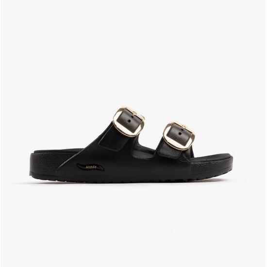 Sandalias Skechers Mujer Arch Fit Cali Breeze - Gold Star Blancas