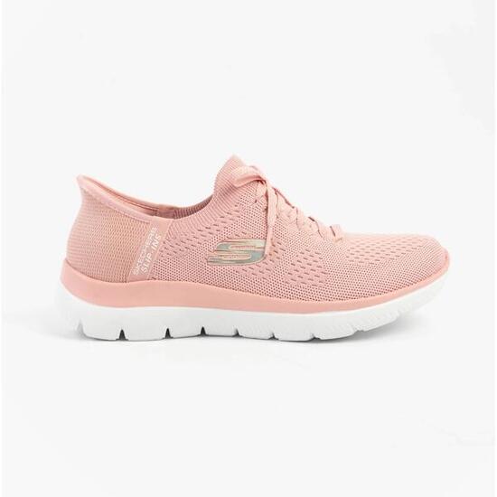 Zapatillas Skechers Mujer Summits - New Daily Rosas