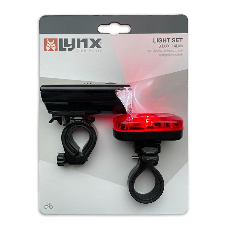 Lynx set d'éclairage Basic 3 Lux LED batterie 3/4