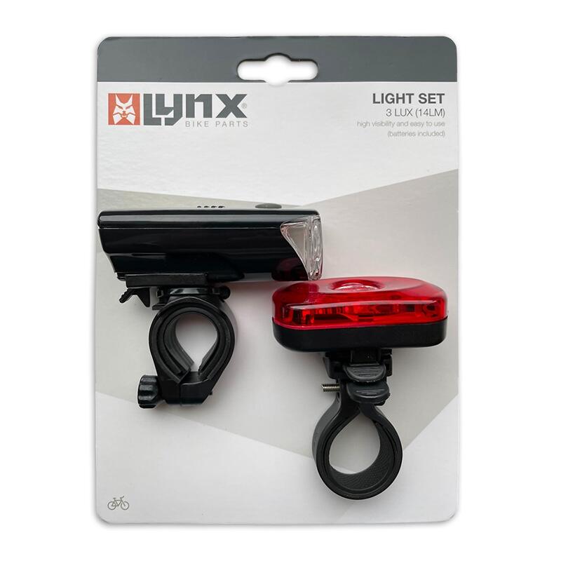 Lynx set d'éclairage Basic 3 Lux LED batterie 2/4
