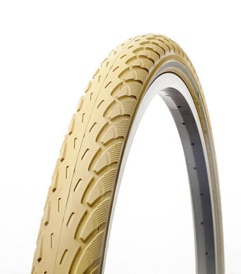 Deli tire voorvorkdeli 24x1.75 47-507 creme reflectie