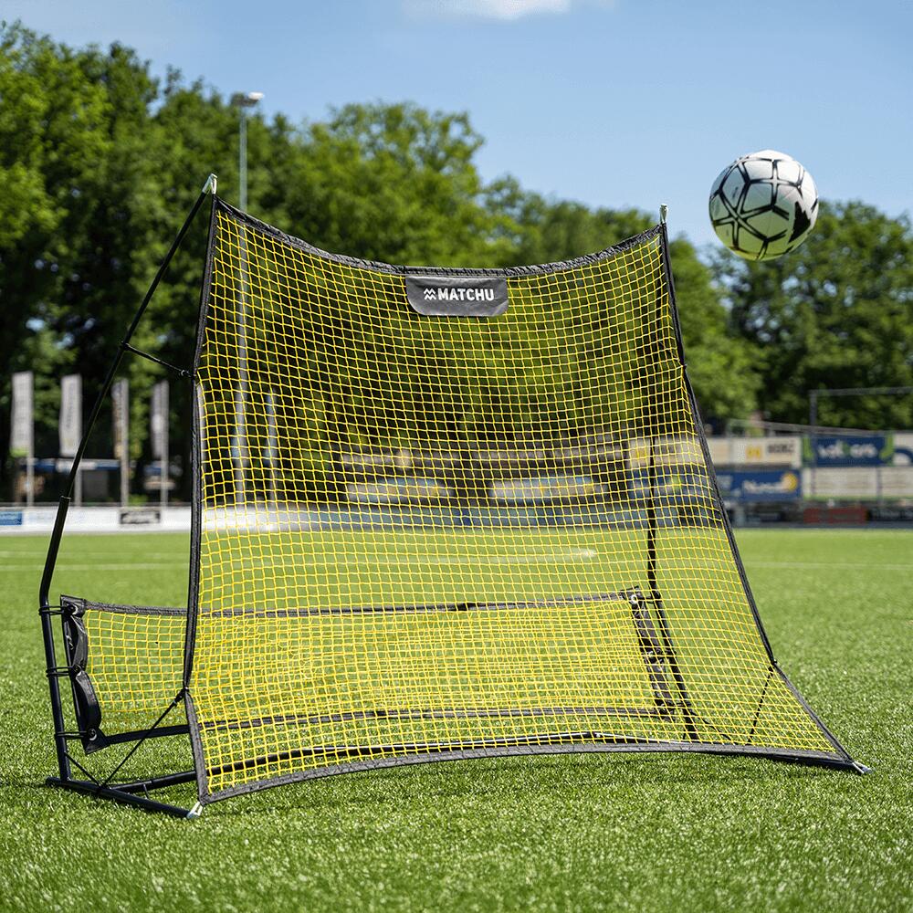 Filet de Rebond Football 2en1 - Rebondisseur - Kickback - Incl. Sac - 183x130cm 5/8