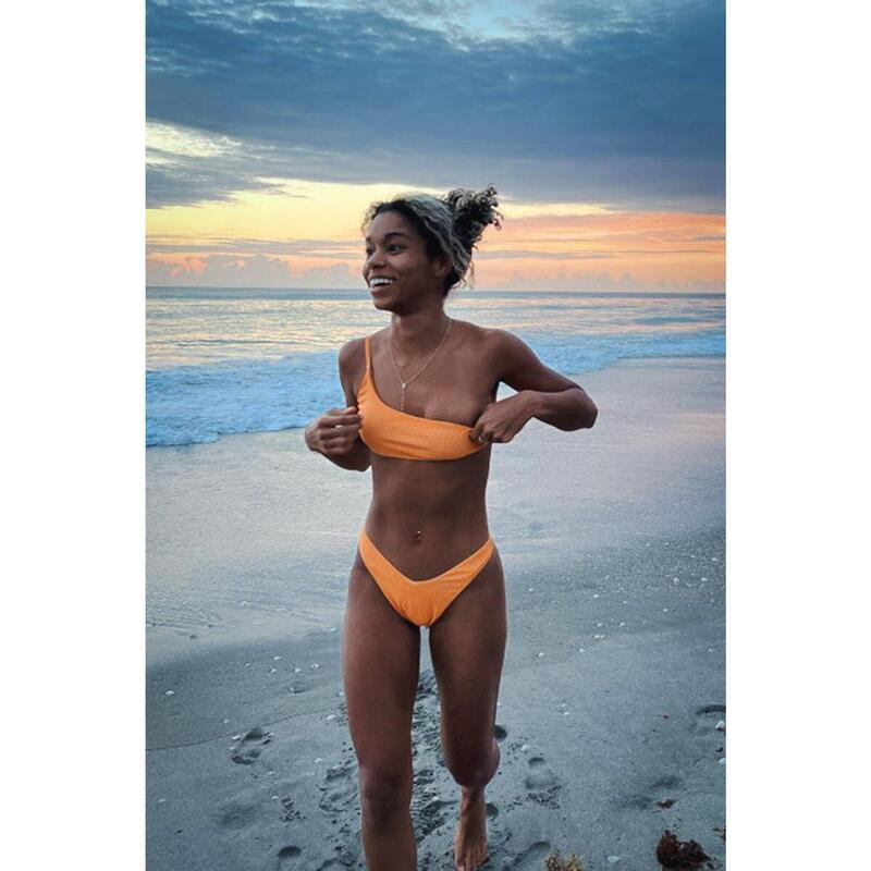 Tangerine Squeeze Brazilian Bikini Bottoms