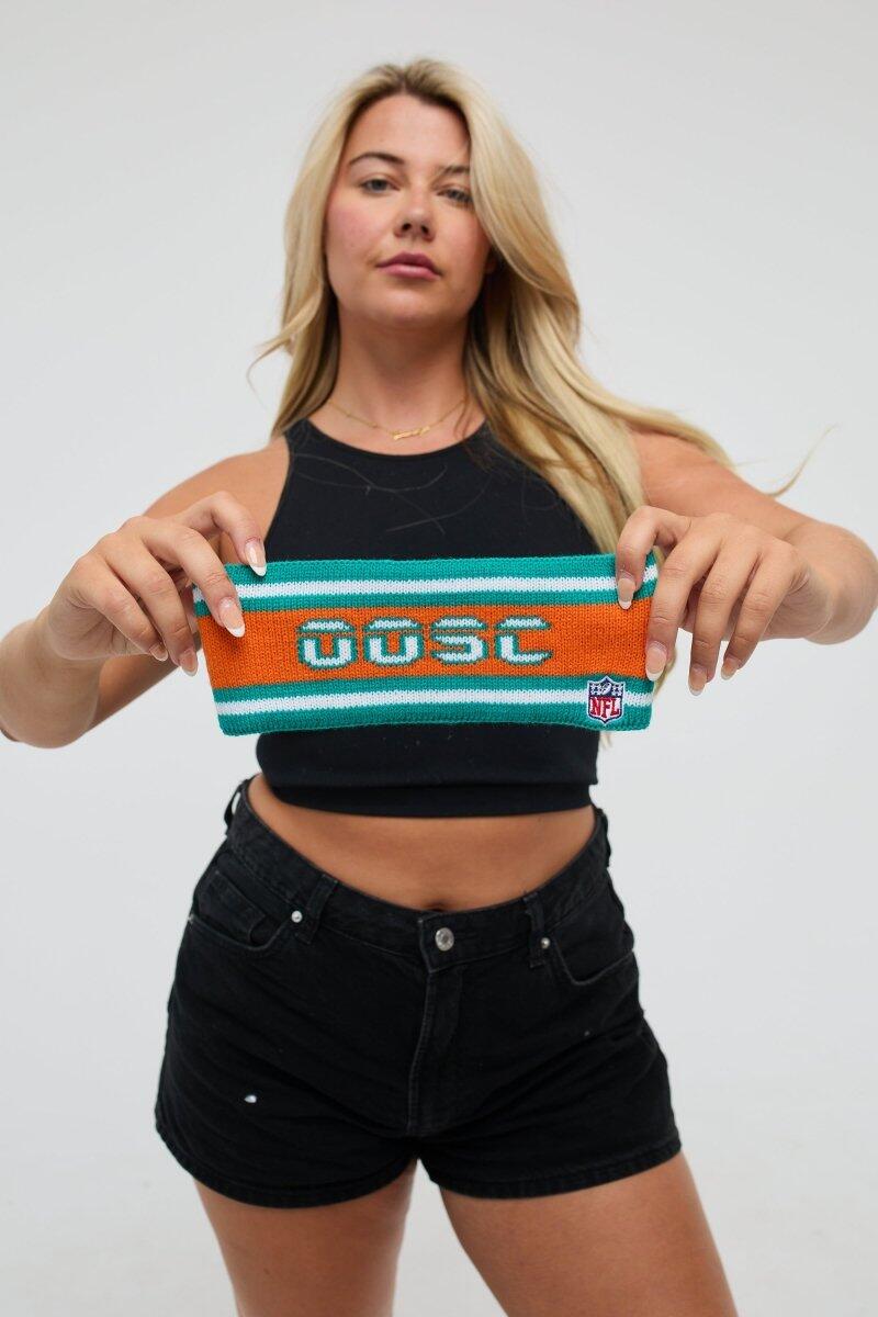 Bandeau Miami Dolphins OOSC x NFL acrylique unisexe g 5/6