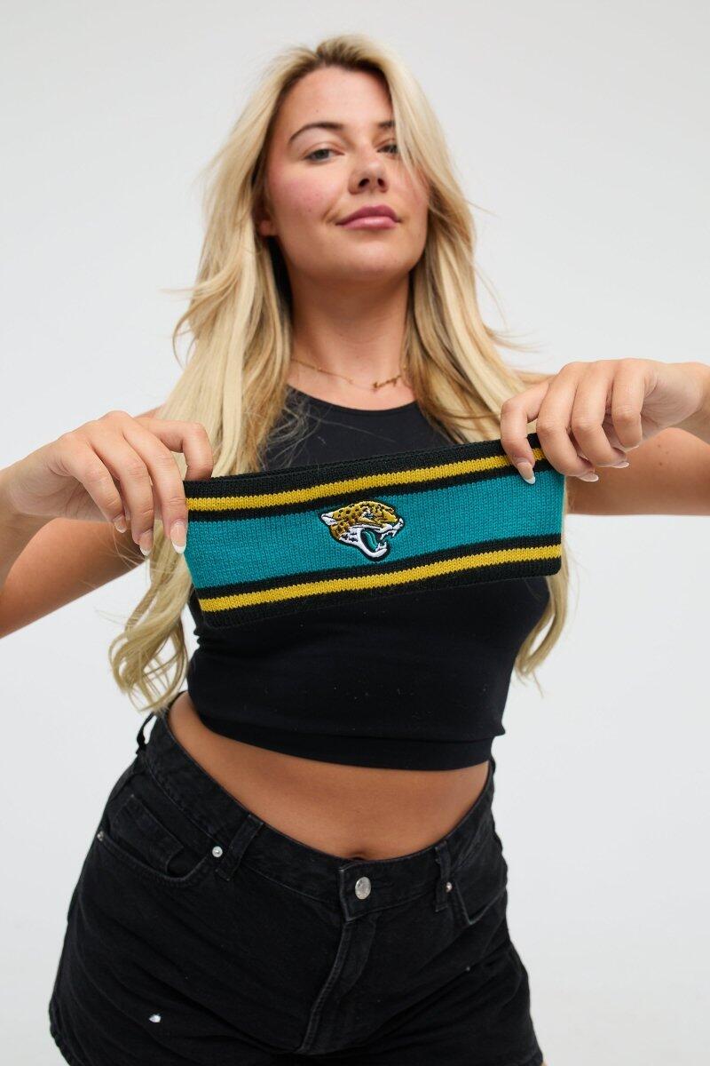 Fascia NFL OOSC Jacksonville Jaguars in acrilico, leggera, unisex 5/6