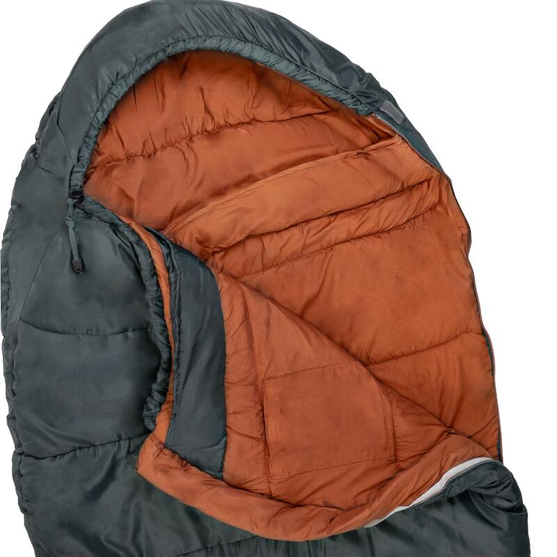 RAYET 450 Sac de couchage sarcophage - 4 saisons - Gris 5/5