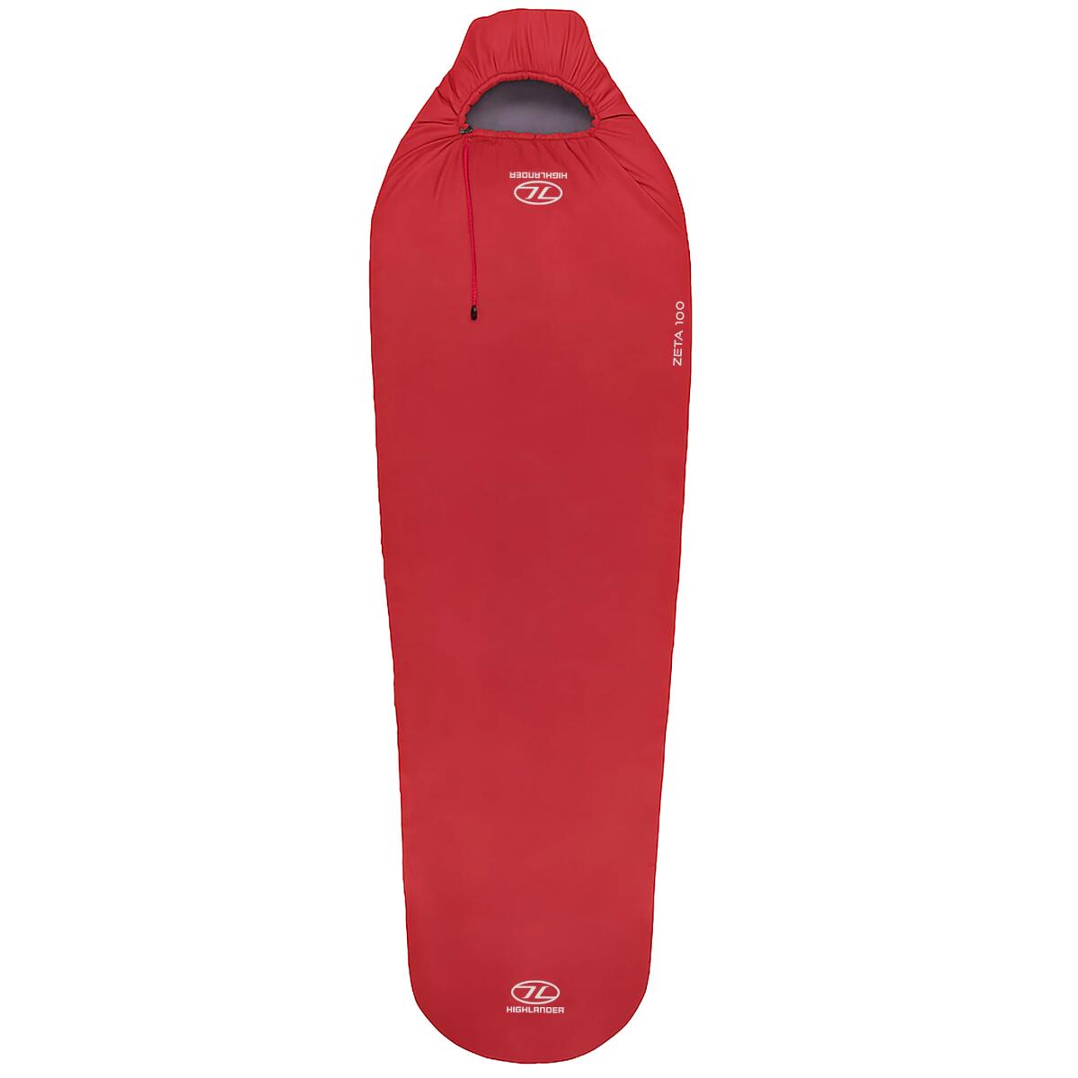 Highlander - Sac De Couchage Momie Zeta 100 Scarlet Red 10°c - Rouge - Sac De Couchage - Rouge - 220 Cm - Decathlon