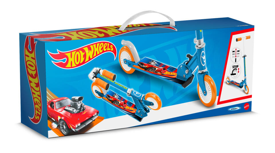 Trottinette Stamp Hot Wheels Bleu 3/3