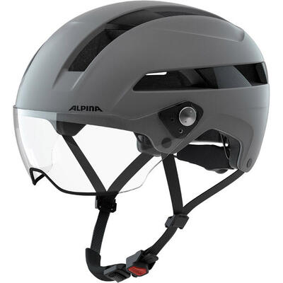 Olympischer Sportbekleidung Urban Helm Soho Visor 51-56 Matt Grau