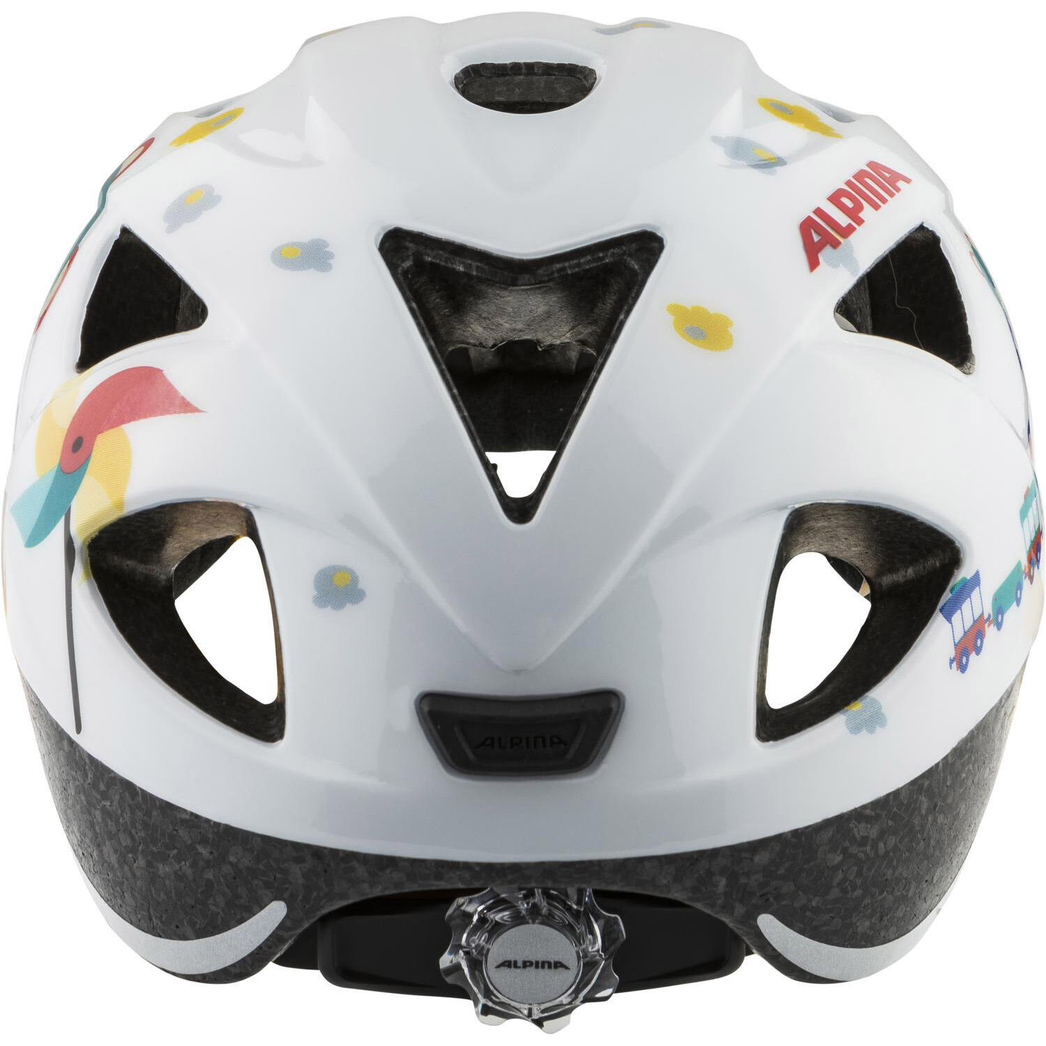 Olympische Sport Kinderhelm Ximo White Bear 49-54 Glanz 3/5