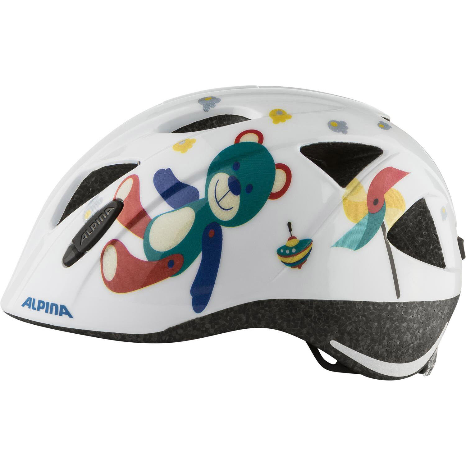 Olympische Sport Kinderhelm Ximo White Bear 49-54 Glanz 4/5