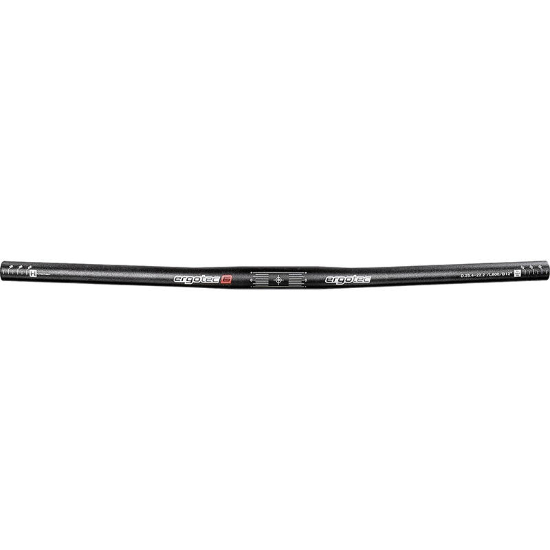 Barra de dirección plana Ergotec 25,4 mm x 600 mm Negra - Diseño Deportivo 2/2