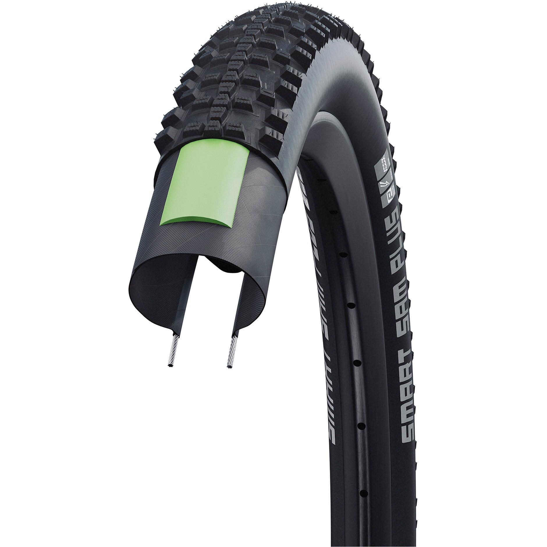 Schwalbe DRAHTREIFEN SMART SAM Active Line 47 Schwarz - vielseitiger MTB-Allr... 4/4