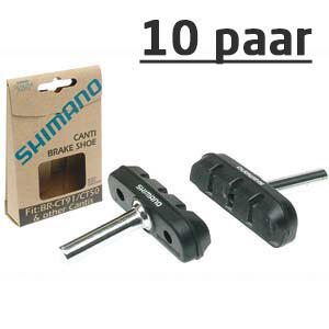 Juego de pastillas de freno Shimano Canti CT91 CT50 - 10 pares 1/1