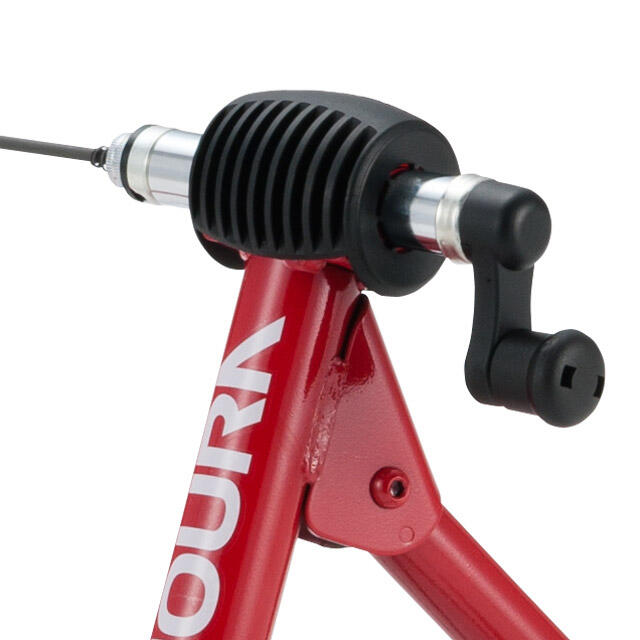 Minoura Liveride LR341 trainer con interruttore di direzione, rosso. 5/6