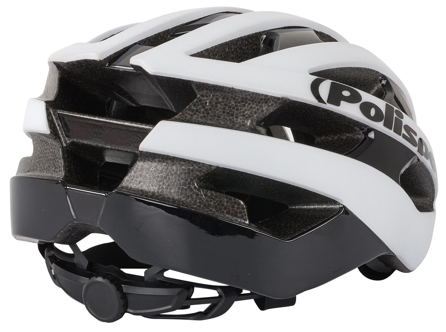 LIGHT PRO Casco de Ciclismo para Carretera y MTB Blanco Mate/Negro Brillante 5/5