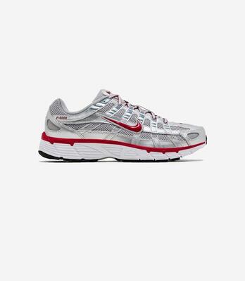 Nike P-6000 Metallic Silver Gym Red