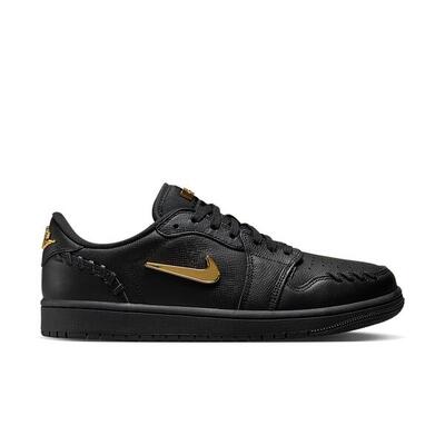 Jordan 1 Low Method of Make Black Metallic Gold (Women's)