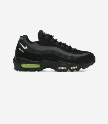 Nike Air Max 95 Retro Logo Black Grey Volt