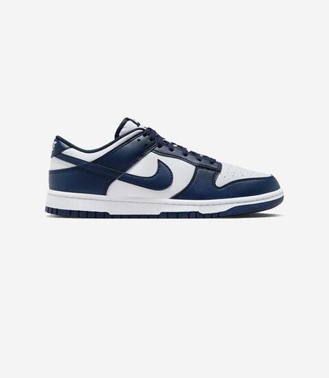 Nike Dunk Low White Midnight Navy