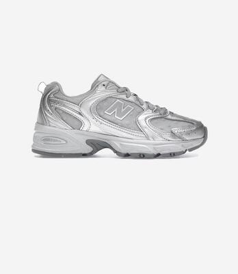 New Balance 530 Silver Metallic Raincloud Polka Dots