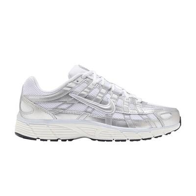 Nike P-6000 White Blue Tint Sail Metallic Silver (Women's)