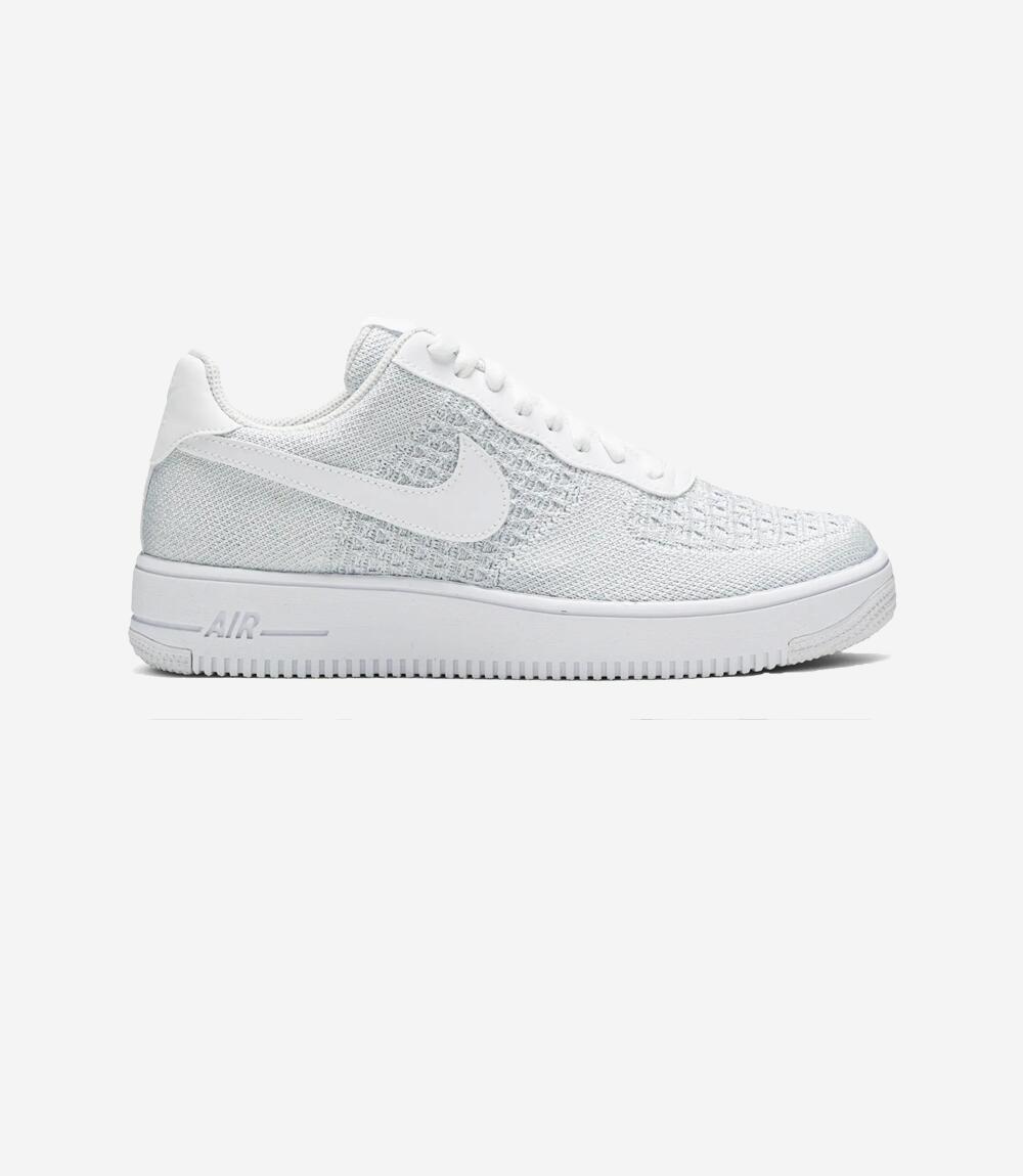Nike Air Force 1 Flyknit 2 White Pure Platinum 1/1