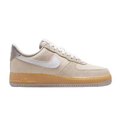 Nike Air Force 1 Low '07 Suede Canvas Khaki (Women's)