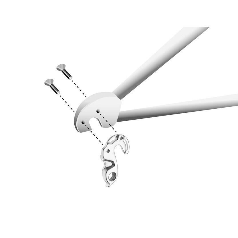 Right rear derailleur hanger Union gh-125 5/6