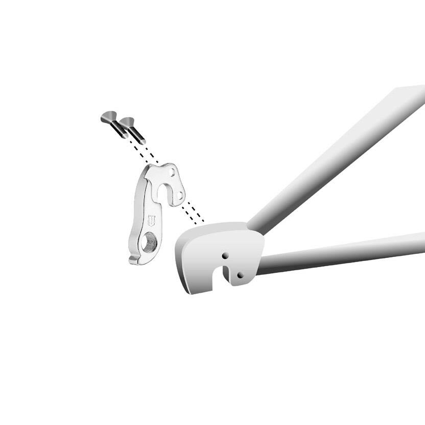 Rechtes hinteres Ausfallende Union gh-171 5/6