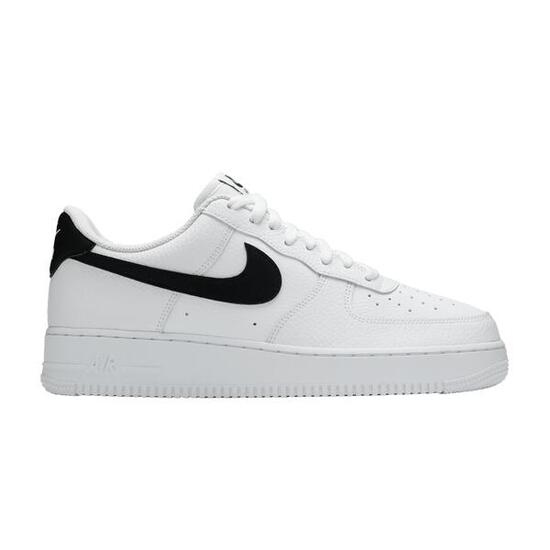 Nike Air Force 1 Low '07 White Black Pebbled Leather